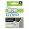 DYMO 0.5 in. x 23 ft. D1 High-Performance Polyester Removable Label Tape - Black on White